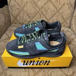 Nike Cortez Union Off Noir‎ Black Sneakers Women's 6.5 Men's 5 DR1413-001 Nice!
